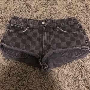 Carmar Denim black denim shorts